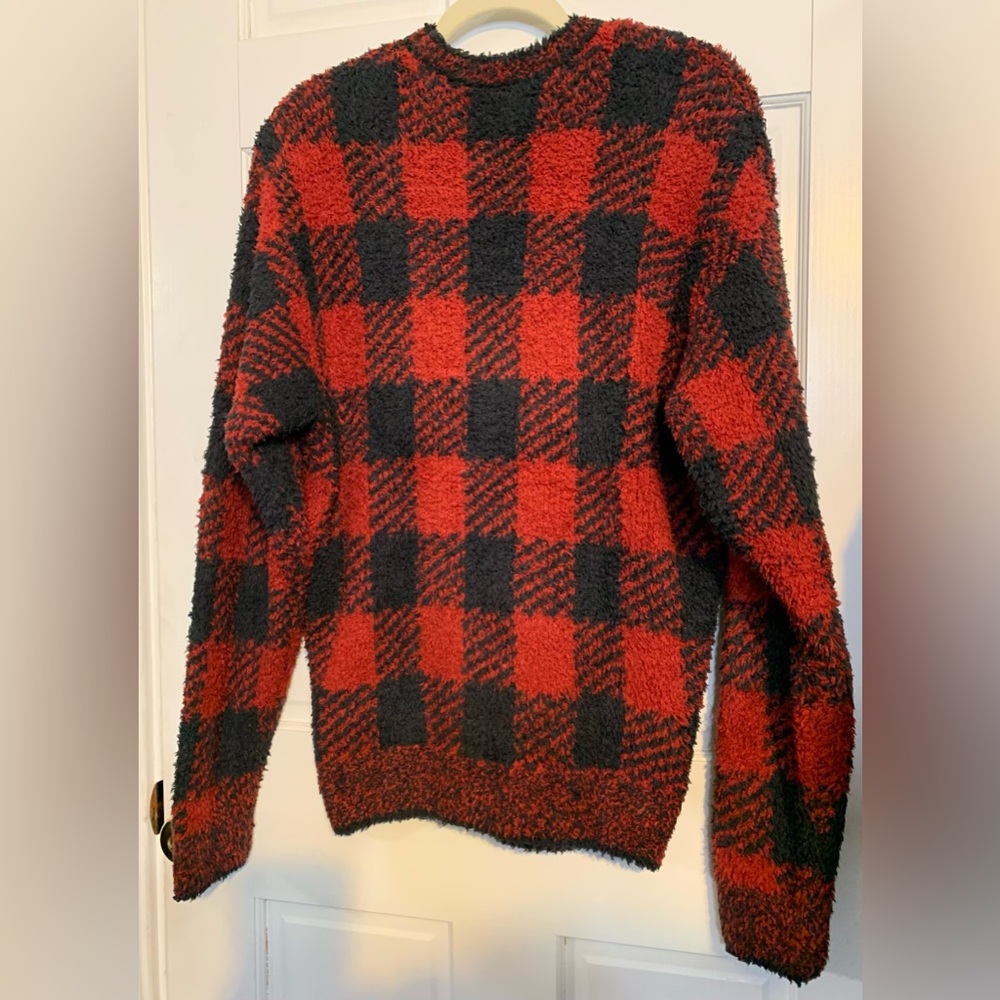 Skims Red and Black Pullover Sweater - Picture 3 of 5